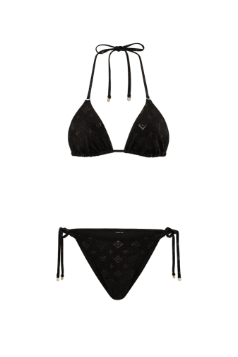 КУПАЛЬНИК ТРИКУТНИКИ BLACK VS LOGO CASE Victoria`s Secret