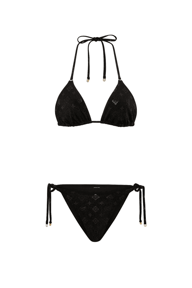 КУПАЛЬНИК ТРИКУТНИКИ BLACK VS LOGO CASE Victoria`s Secret